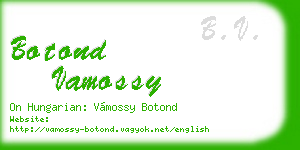 botond vamossy business card
