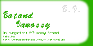 botond vamossy business card